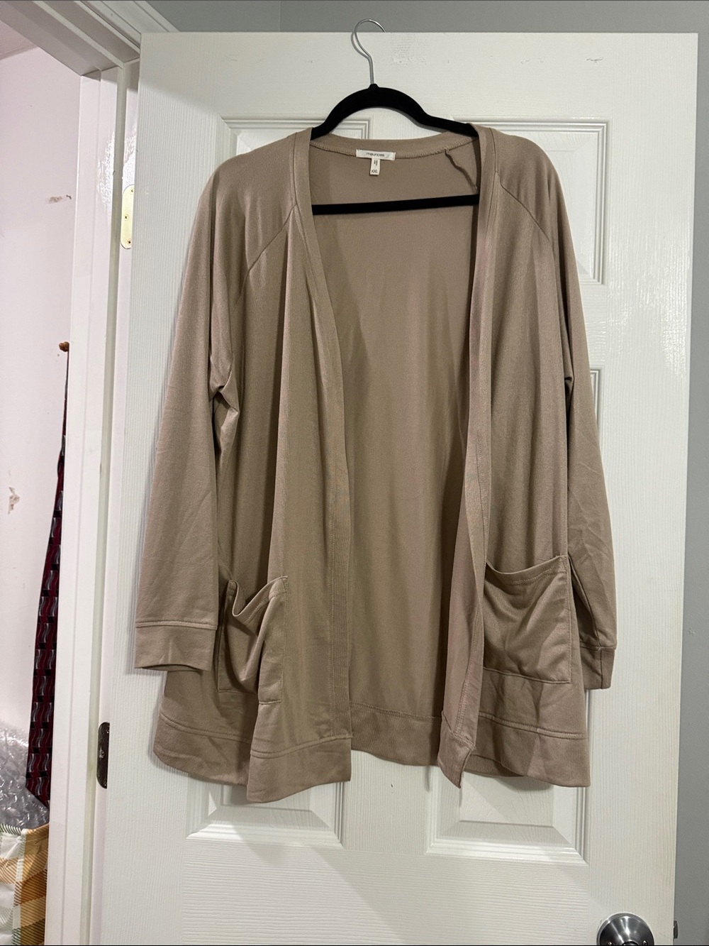 Maurices Taupe Knit Cardigan